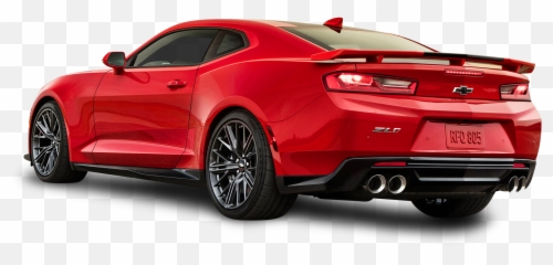 Red Chevrolet Camaro Zl1 Back Side Car - 2017 Camaro Zl1 Png,Back Of Car Png
