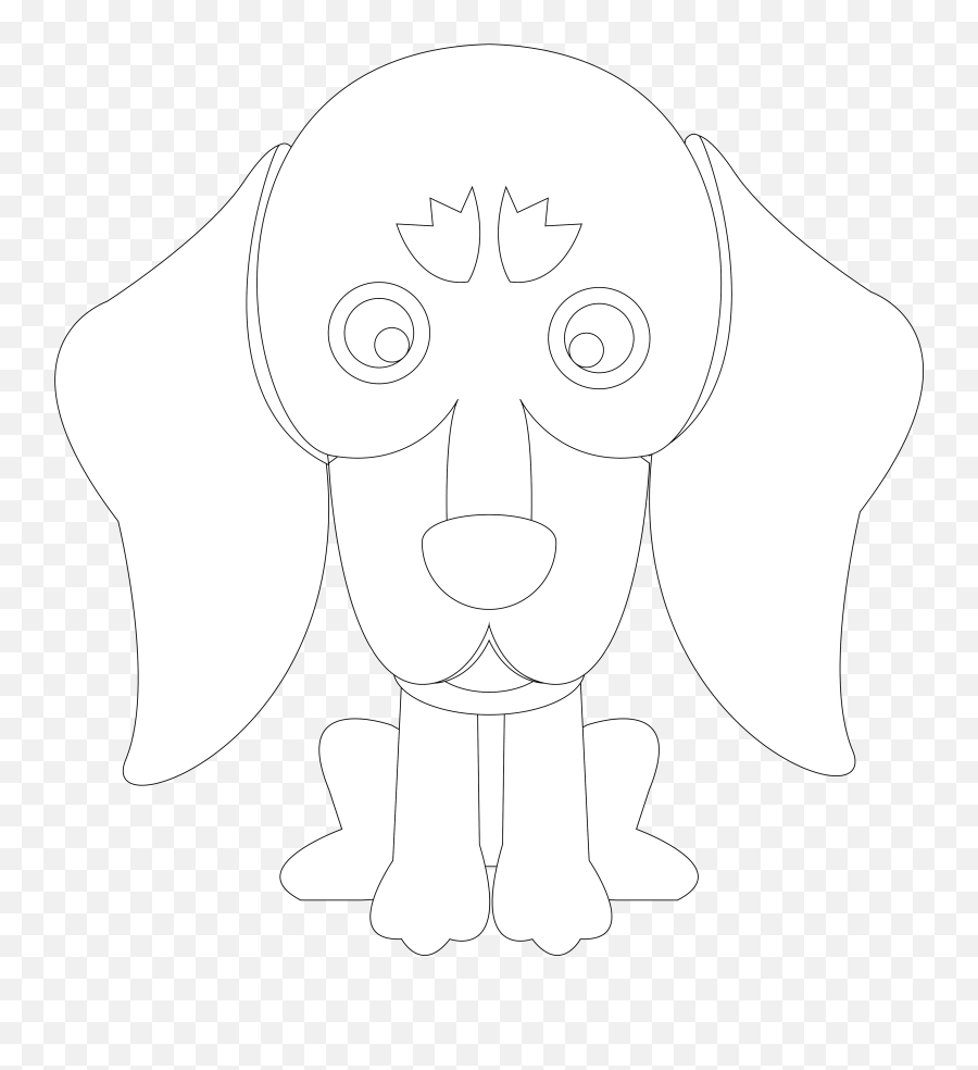 Dog Flat Design Vector Icon Outline - Language Png,Dog Icon Vector