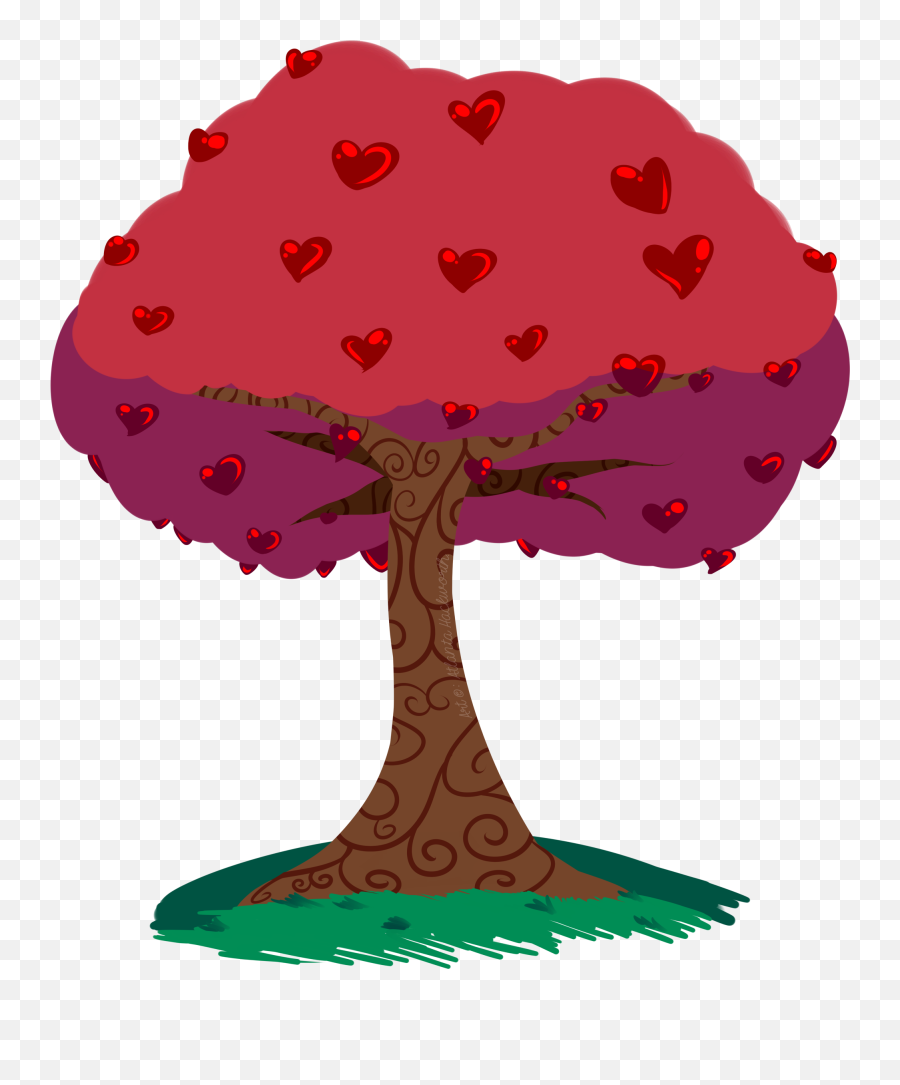 Heart Fruit Tree Clipart - Tree Png,Fruit Tree Icon