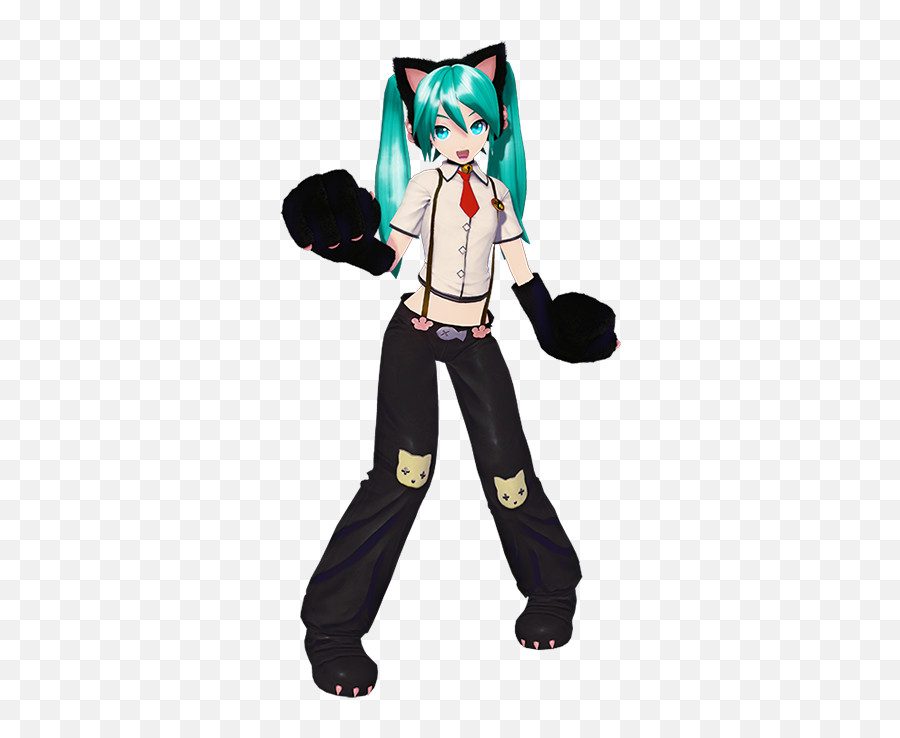 Kitty Cat Project Diva Wiki Fandom - Hatsune Miku Kitty Cat Module Png,Hatsune Miku Append Icon