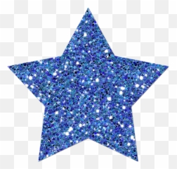 Mq Blue Stars Glitter - Sticker by Marras Blue Glitter Star Png
