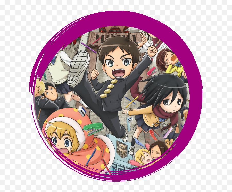 Anime Hajime Review Attack - Aot Junior High Anime Png,Eren Jaeger Icon