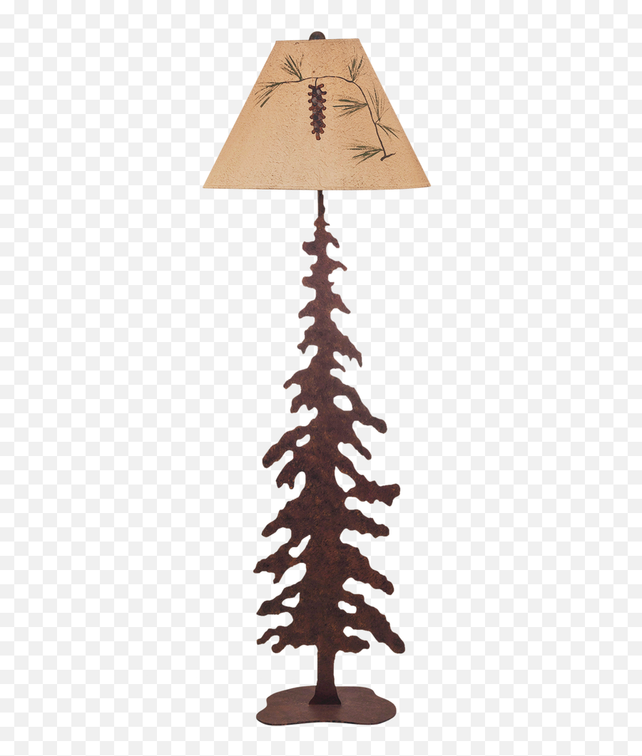 Rustic Floor Lampsu2013 Coast Lamp Shop - Vertical Png,Pine Tree Canoe Icon