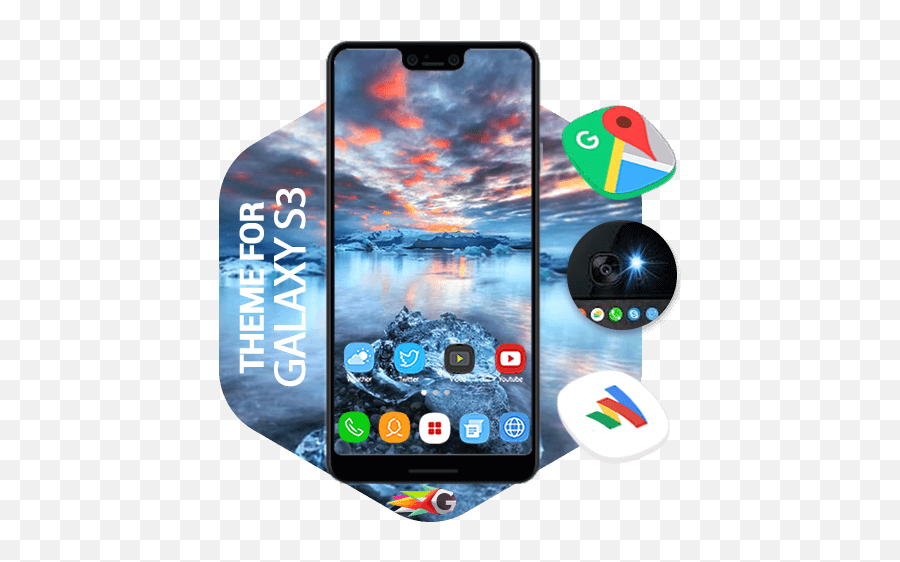 Launcher Theme For Galaxy S3 Neo Apk 10 - Download Apk Iceberg Wallpaper Portrait Png,Samsung S4 Eye Icon