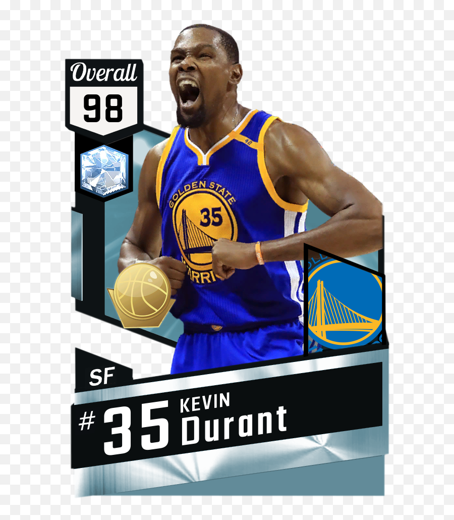 Kevin Durant Myteam Diamond Card - Reggie Miller Nba 2k Png,Kevin Durant Png Warriors