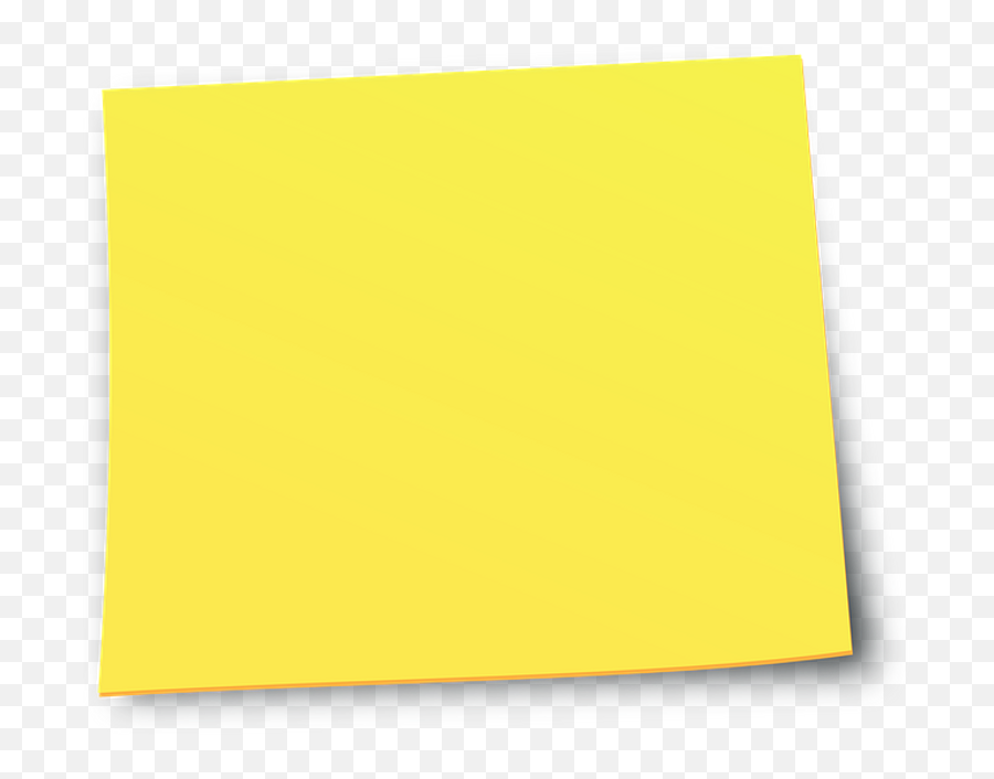 Yellow Sticky Notes - Post It Note Yellow Png,Post It Notes Png