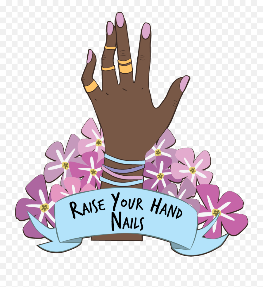 Feminine Modern Hair And Beauty Logo Design For Raise Your - Hand With Nails Logo Png,Hand Logo