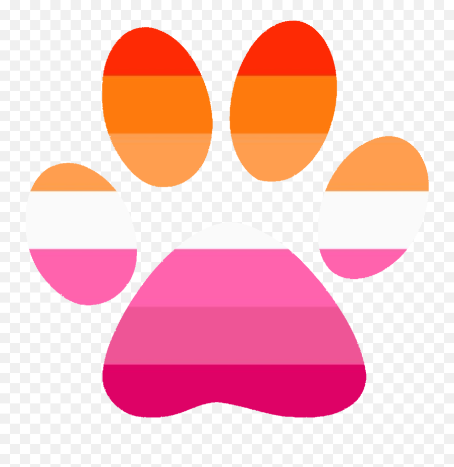I Made Some Dog Paws With Pride Flags As Stamps So You Can - Dot Png,Paw Print Icon Border
