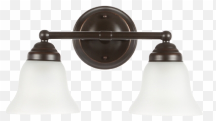 Hampton Bay Ashhurst 2 - Light Oil Rubbed Bronze Vanity Bathroom Lighting png