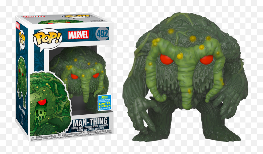 Funko Pop The Man - Thing Manthing 492 2019 Sdcc Png,Asura Icon