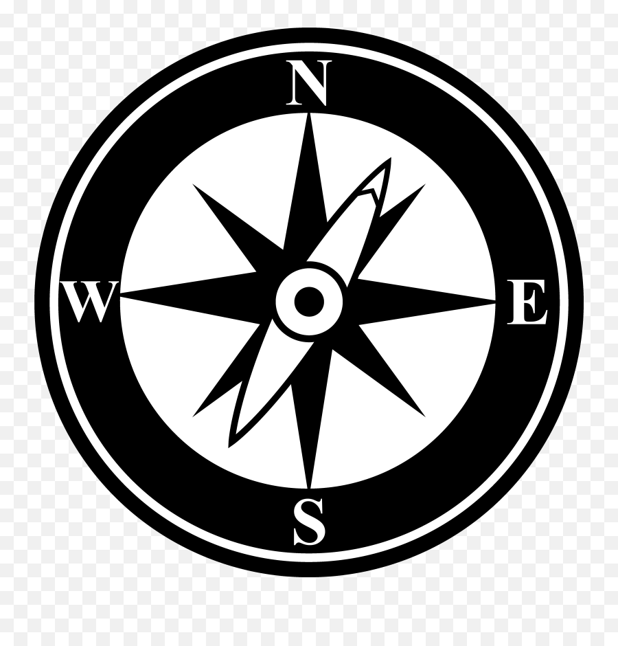 Compass Png Free Stock Images Files - Compass Clip Art Black And White,Compas Png