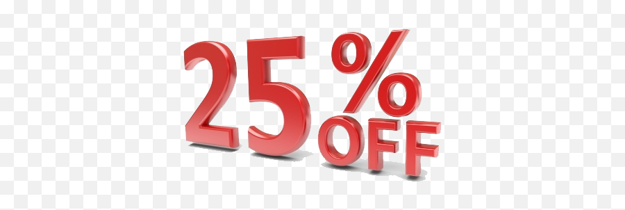Off Png Transparent Images - 25 Percent Sale,25% Off Png