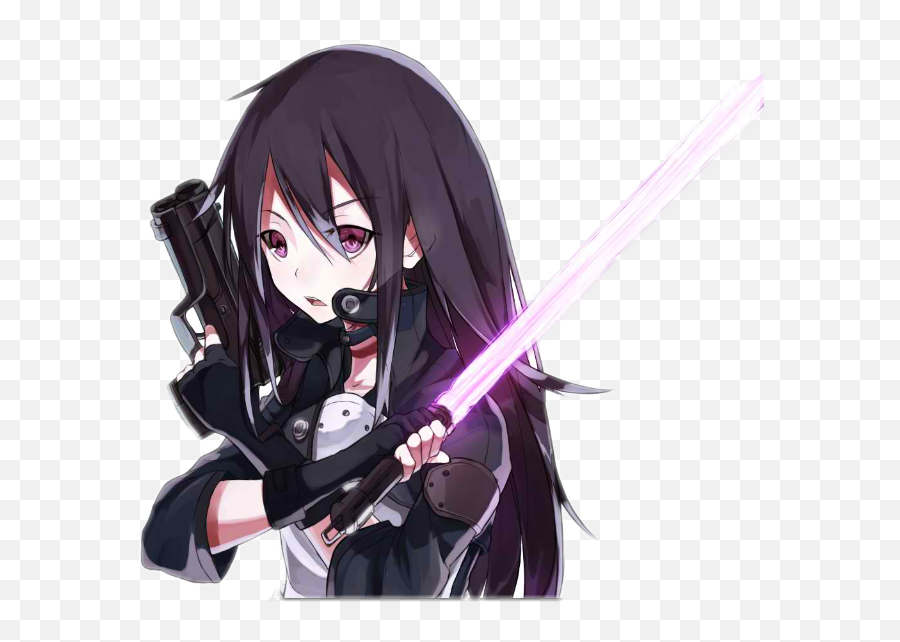 Kirito Ggo Anime Ggofreetoedit - Kirito Gun Gale Sword Art Online Png,Kirito Png