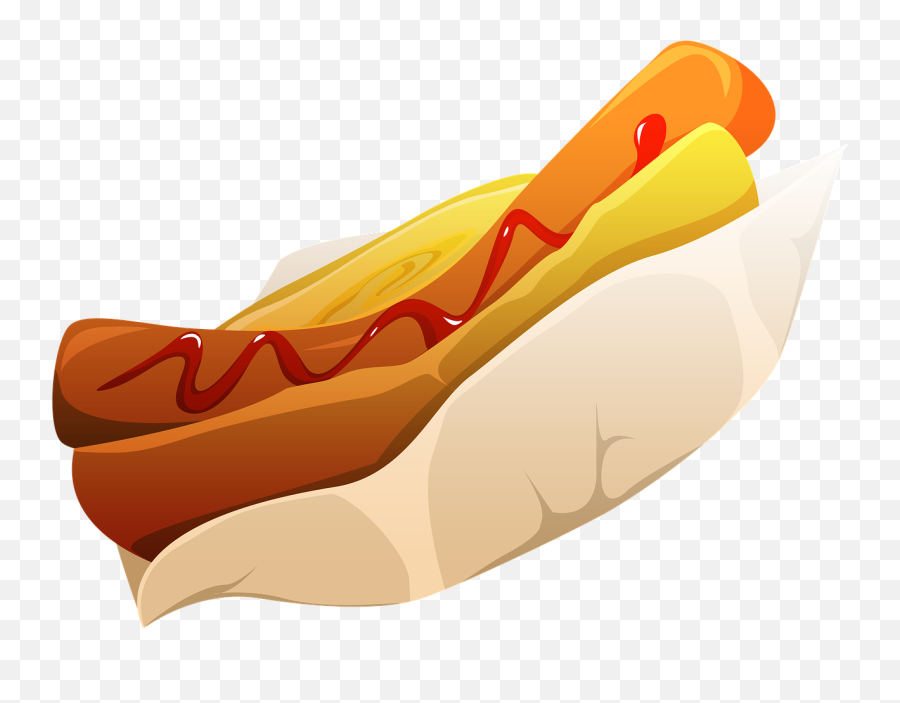 Hot Dog Fast Food - Dog Lanche Desenho Png,Hotdog Png