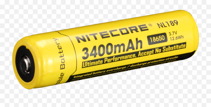 Battery Png Image Without Background Web Icons - Batre Nitecore18650 3400 Mah,Batteries Png