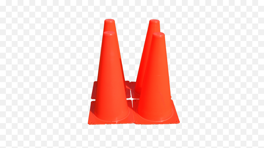 15in Traffic Cones Set Of 4 15 - Coquelicot Png,Traffic Cone Png