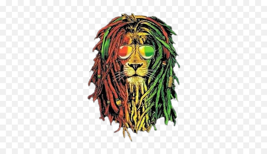 Rasta Lion Png Background Image Arts - Rastafari Lion With Dreads,Dreadlocks Png