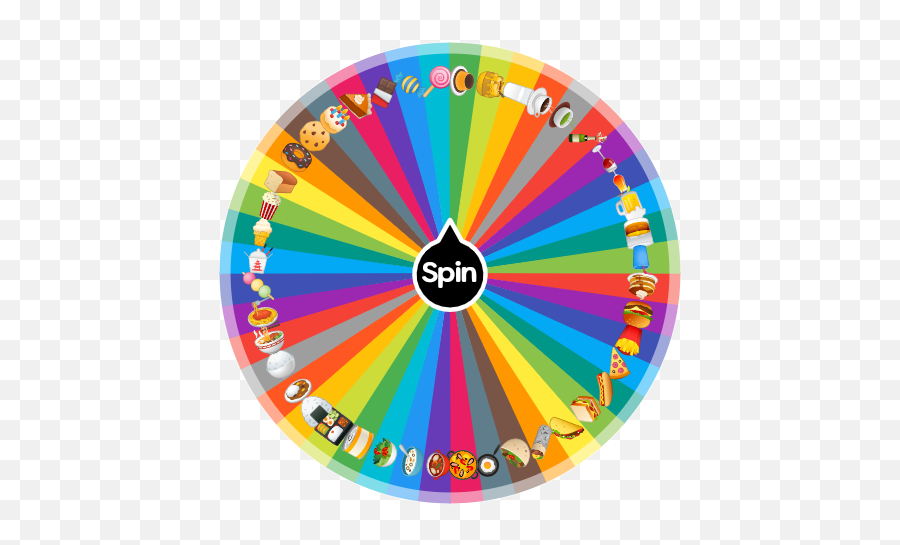 Food And Drink Emoji Challenge Spin The Wheel App - Spin The Wheel Bingo Png,Food Emoji Png