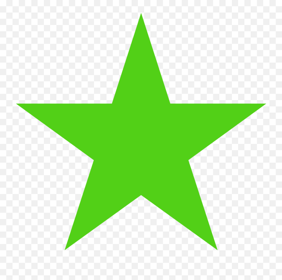Solid Bright Green Star 1 - Grey Star Icon Png,Bright Png