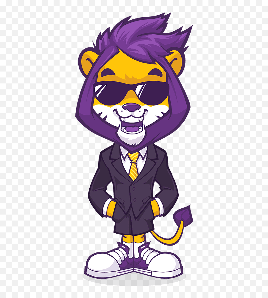 Logo Design And - Mascot Drawing Png,Lion Mascot Logo