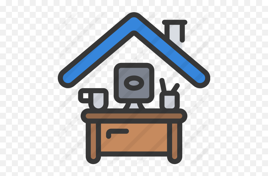 Home Office - Free Furniture And Household Icons Home And Office Icon Png,Office Icon Png
