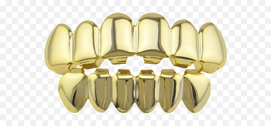 Gold Teeth Grillz - Gold Grillz Png,Gold Teeth Png
