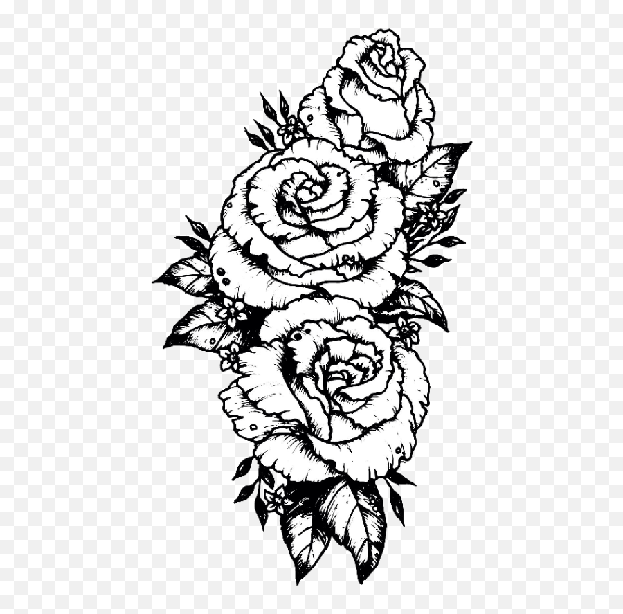 Tumblr Sticker Stickers Flower Flowers - Rose Forearm Tattoo Drawings Png,Tattoo Png Tumblr