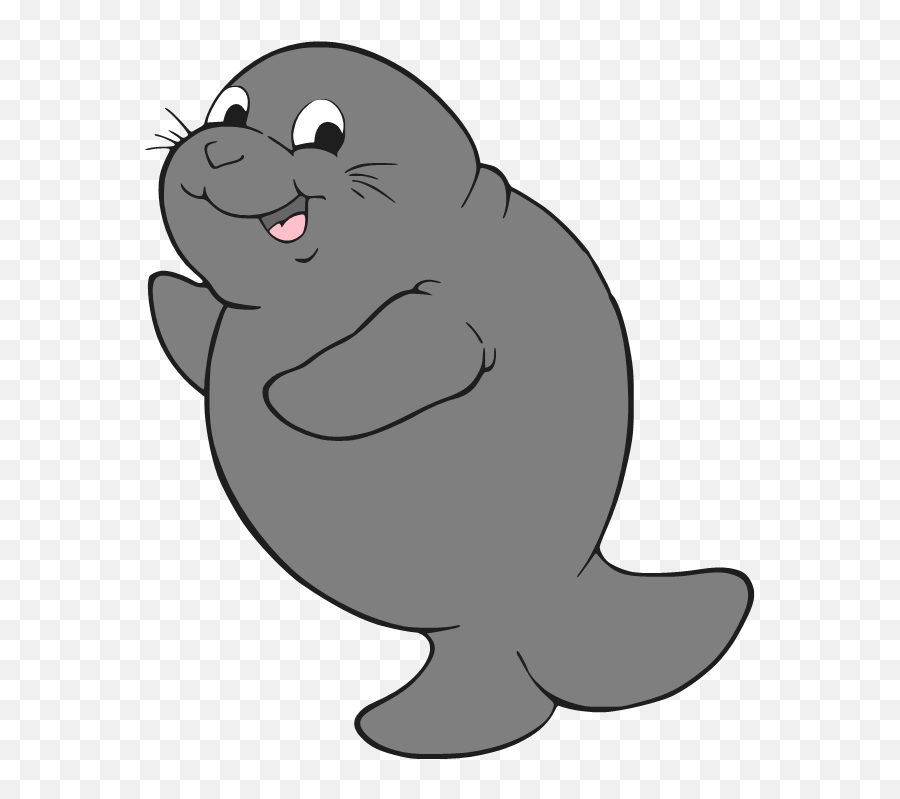 Manatee Clip Art - Manatee Clipart Png,Manatee Png