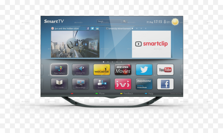 Crt Tv Png - Mockup Smart Tv,Crt Tv Png