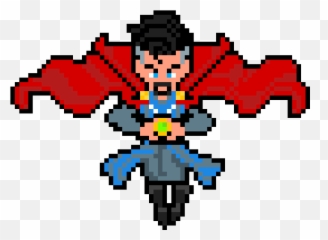 Dr - Strange Dr Strange 8 Bit Full Size Png Download 8 Bit Doctor ...