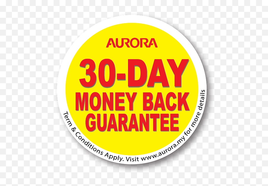 30 Days Money Back Guarantee Aurora - My Png,30 Day Money Back Guarantee Png