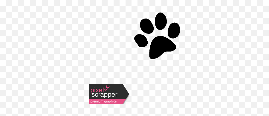 Pet Illustration 015 - Small Paw Print Graphic By Marisa Small Dog Paw Print Png,Cat Paw Print Png