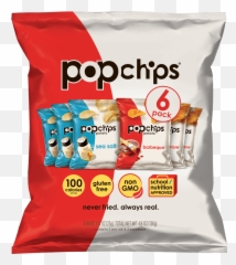 Variety 6 Count Popchips - Pop Chips Png,Bag Of Chips Png