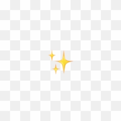 Apple Sparkle Emoji Transparent - Sparkles png