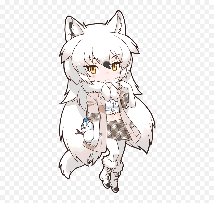 Arctic Wolf - Japari Library The Kemono Friends Wiki Kemono Friends Hot Girls Png,White Wolf Png