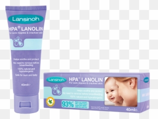 Lansinoh Hpa Lanolin Nipple Cream 40ml - Hpa Lanolin Png,Nipple Png