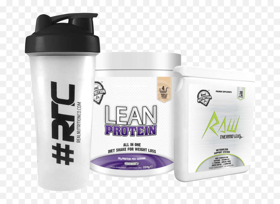 Lean Protein Diet Starter Pack - Whey Protein Shakes Real Training Water Bottle Png,Lean Cup Png