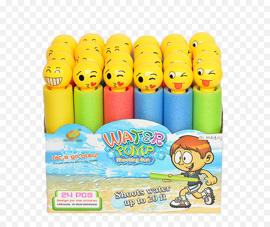 11inches Emoji Water Gun Summer Party Favor Toy - Dot Png,Gun Emoji Transparent