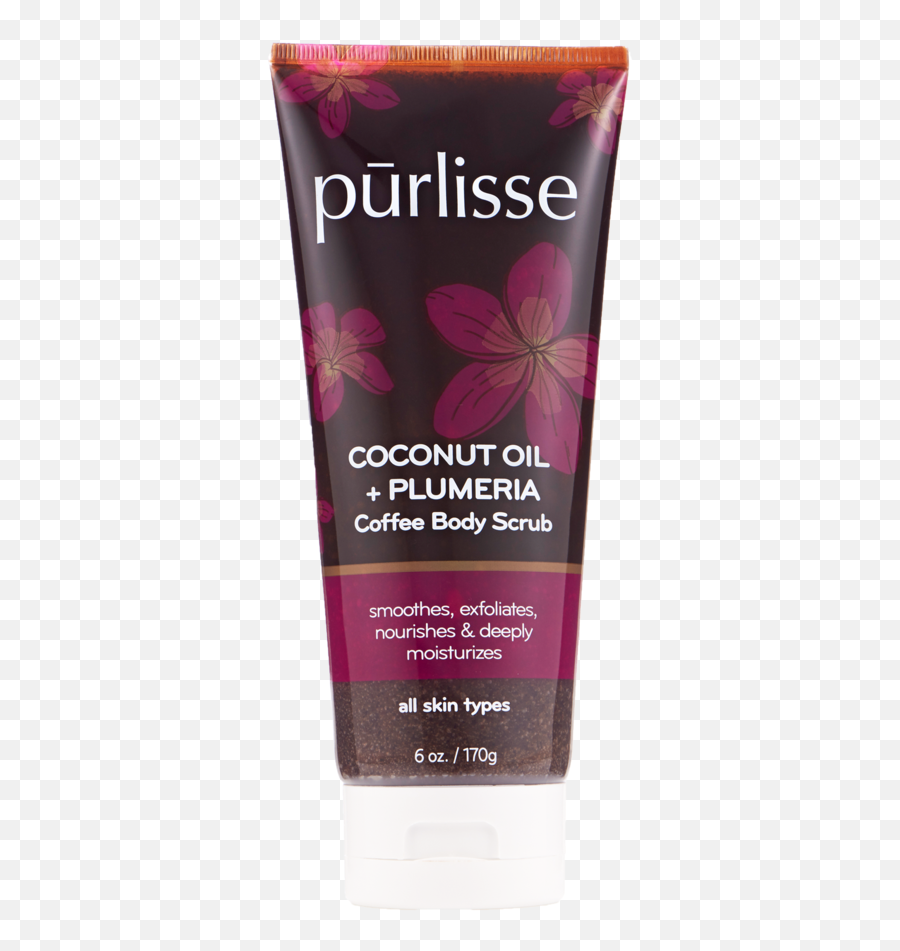 Coconut Oil Plumeria Coffee Body Scrub - Lotion Png,Plumeria Png