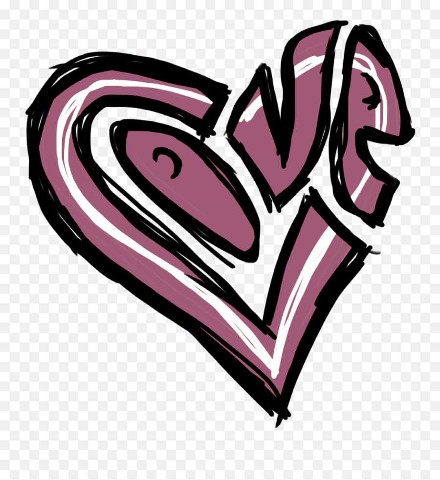 Download Black Heart - Graffiti Heart Drawing Png Image With Drawing Graffiti Heart,Heart Drawing Png
