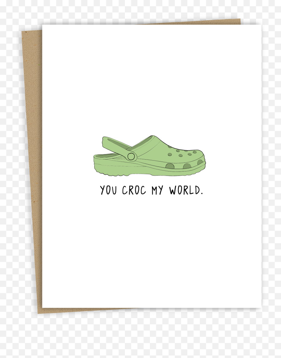 Croc My World Card - Paper Png,Crocodile Transparent