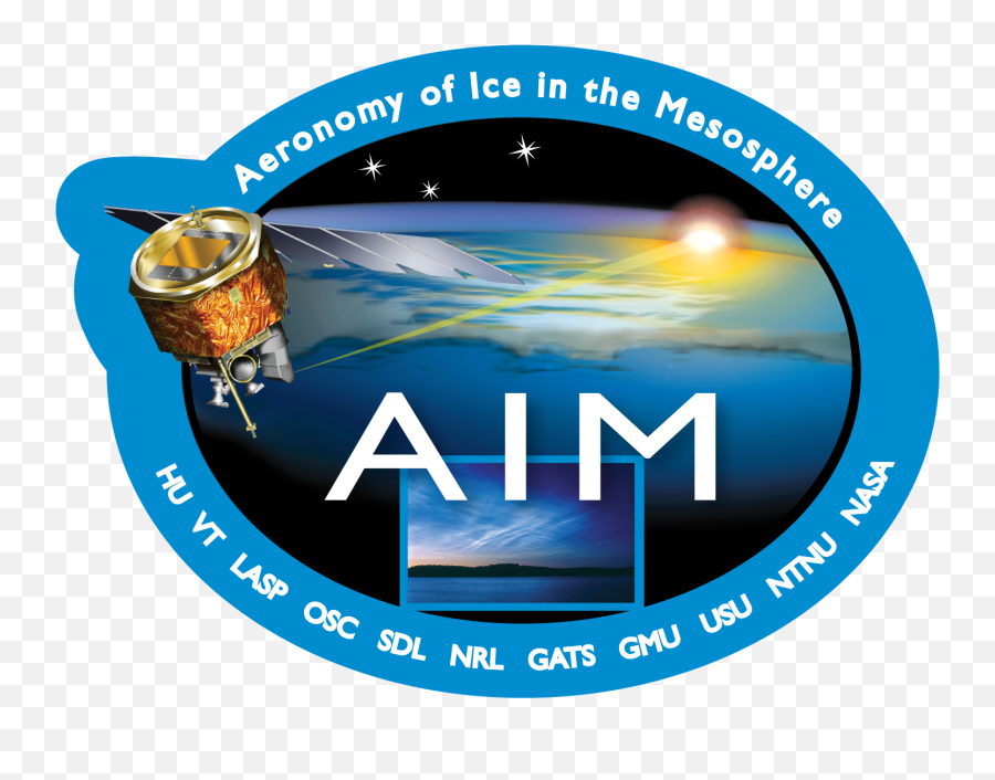 Aim Logo - Aeronomy Of Ice In The Mesosphere Png,Nasa Logo Transparent