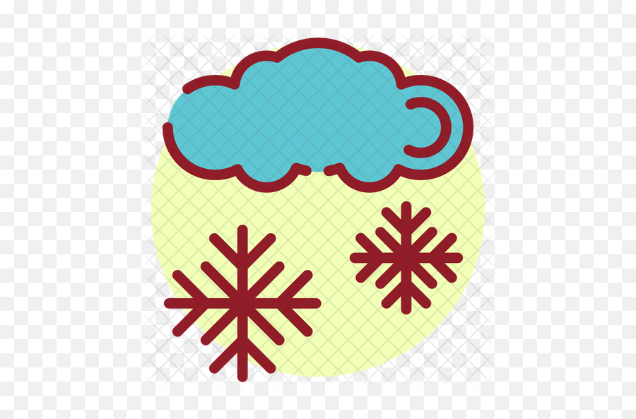 Snow Falling Icon Of Flat Style - Simple Snowflake Clipart Transparent Background Png,Snowflakes Falling Png