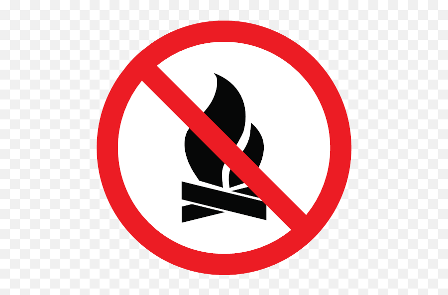 Flame Forbidden Prohibition Icon - Prohibition Png,Flame Icon Png