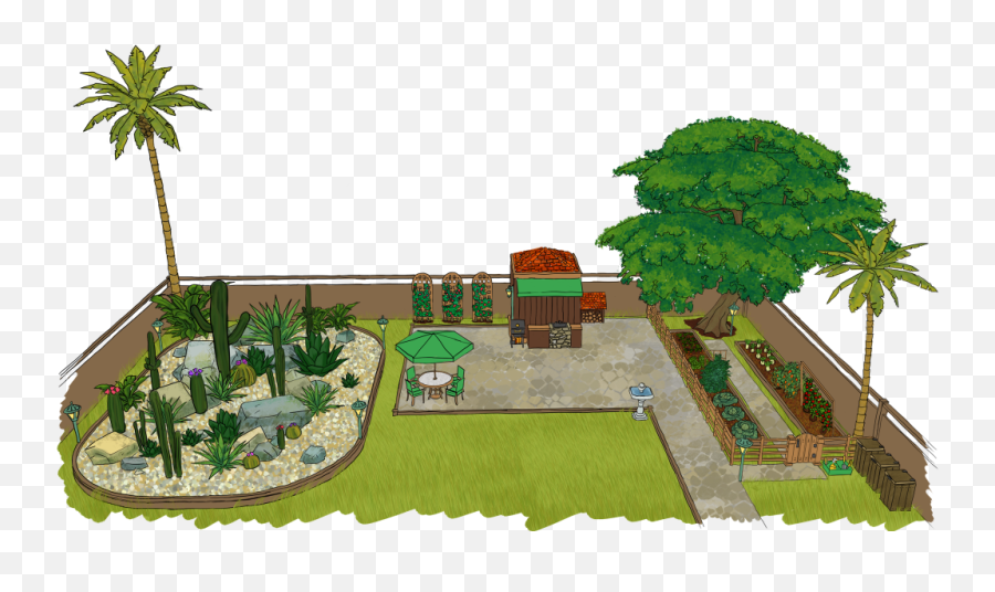 Landscaping Plants Png - Garden Plan 1922254 Vippng Garden Plan,Landscaping Png