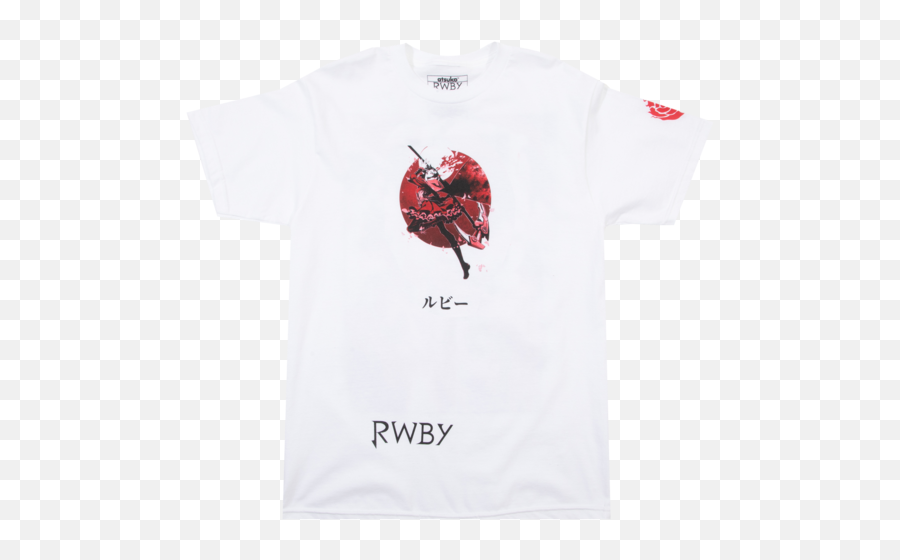 Rwby The Manga Ruby Fight White Tee - Deadpool Png,Rwby Transparent