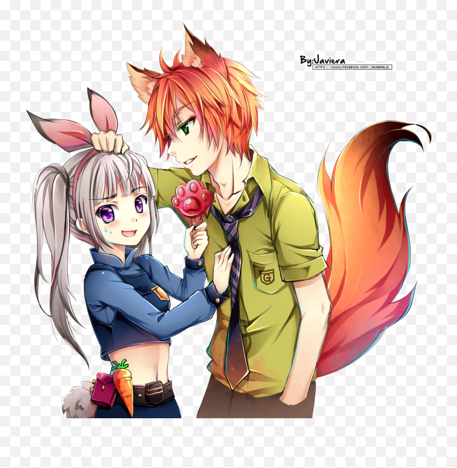 Pin By Kailie Butler - Judy X Nick Anime Png,Judy Hopps Png