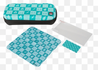Protection Case Kit For Nintendo Switch Lite U2013 Pokémon Checkerboard Turquoise - PowerA Pokemon png
