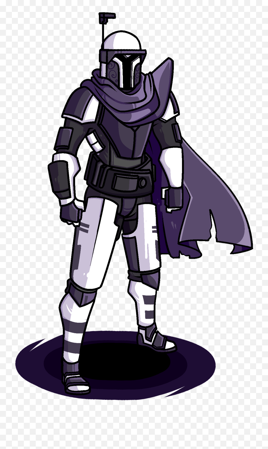 Purple Mandalorian - Star Wars Characters Png,Mandalorian Png