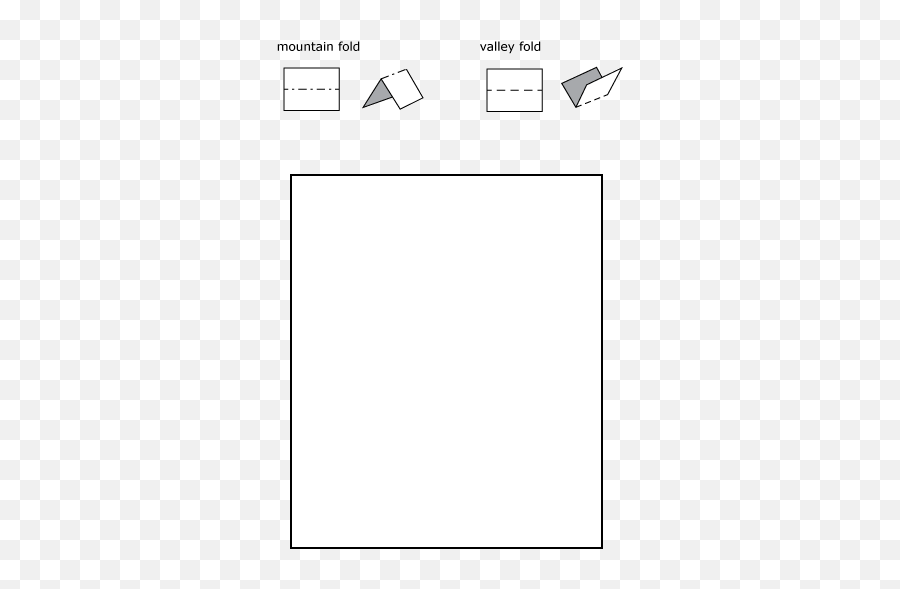 Folding - Folding Paper In Half Gif Png,Folded Paper Png